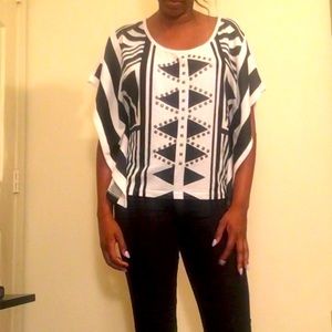 Tribal print blouse